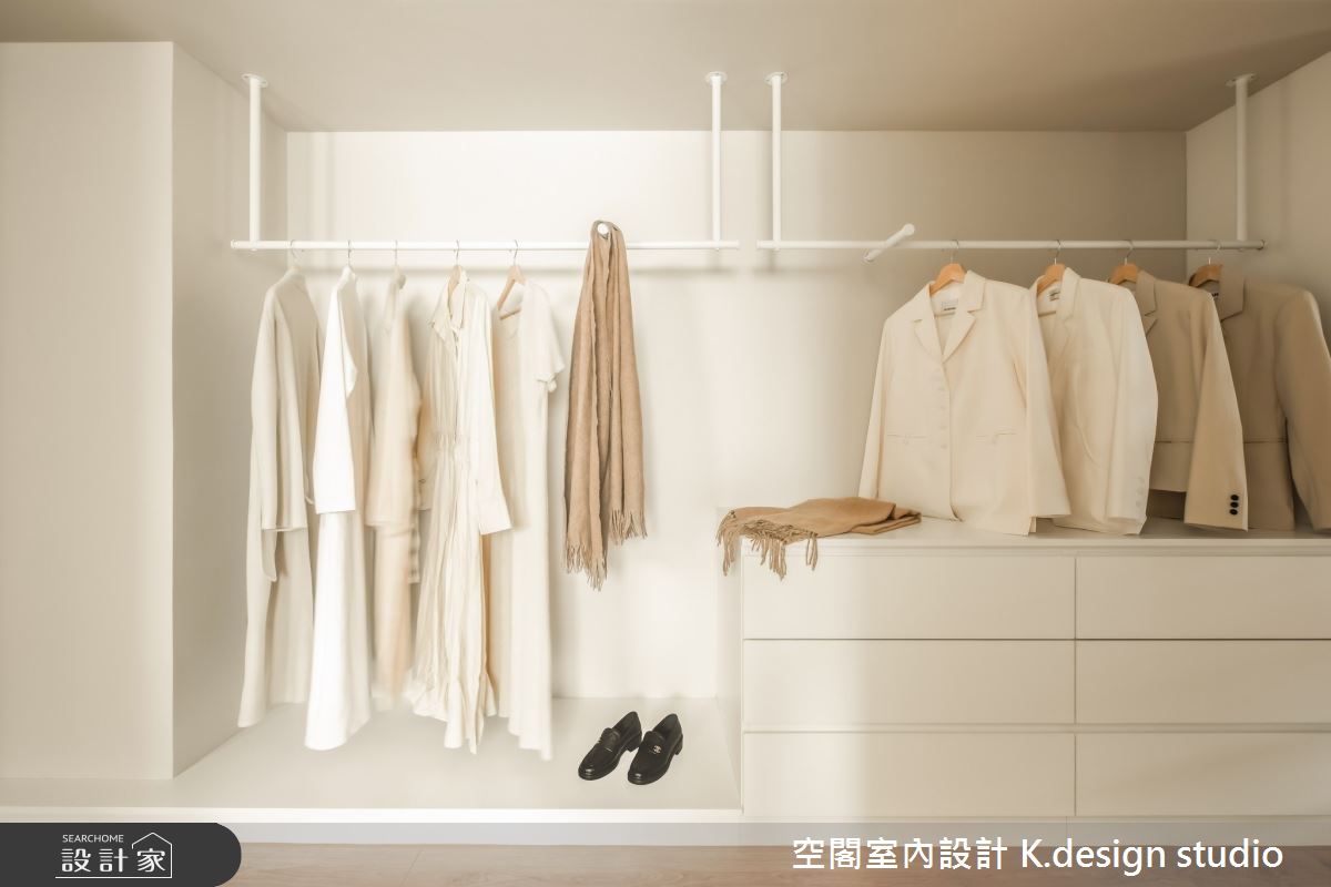23坪老屋(31~40年)＿混搭風更衣間案例圖片＿空閣室內設計 K.design studio＿空閣_19晨曦之18
