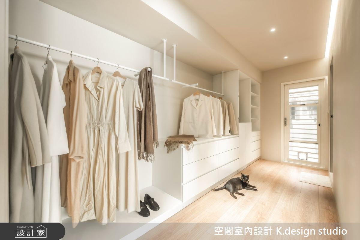 23坪老屋(31~40年)＿混搭風更衣間案例圖片＿空閣室內設計 K.design studio＿空閣_19晨曦之16