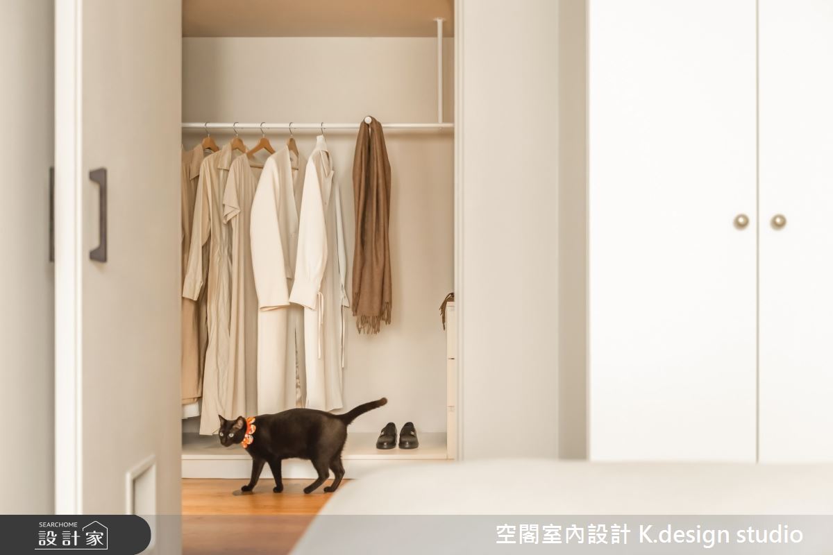 23坪老屋(31~40年)＿混搭風臥室更衣間案例圖片＿空閣室內設計 K.design studio＿空閣_19晨曦之14