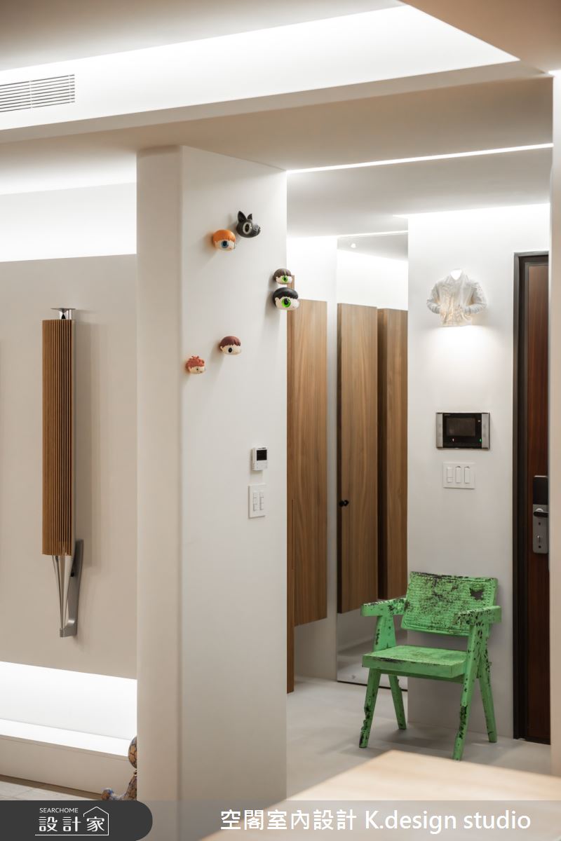 80坪中古屋(5~15年)＿混搭風玄關案例圖片＿空閣室內設計 K.design studio＿空閣_21吾寂之2