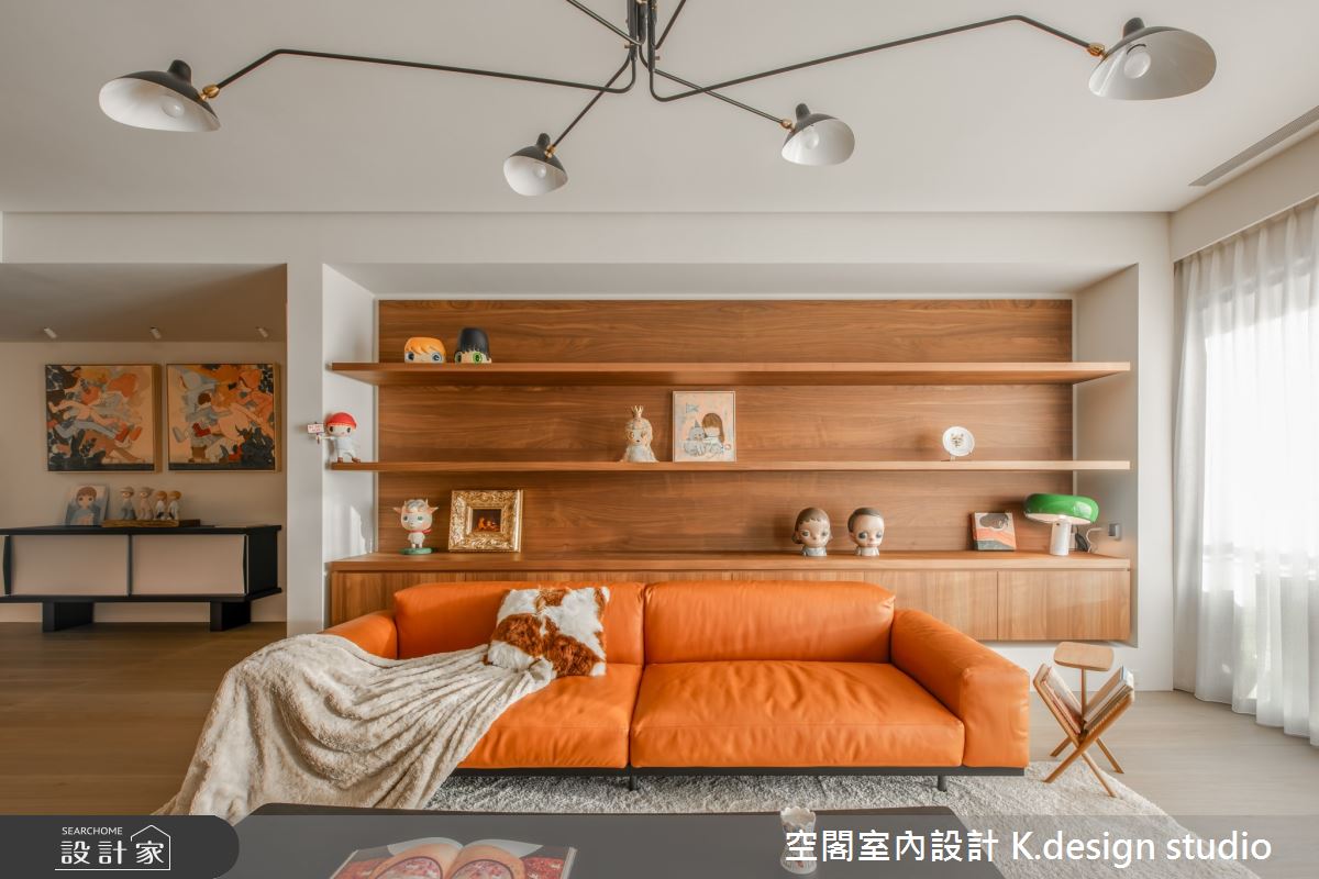 80坪中古屋(5~15年)＿混搭風客廳案例圖片＿空閣室內設計 K.design studio＿空閣_21吾寂之4