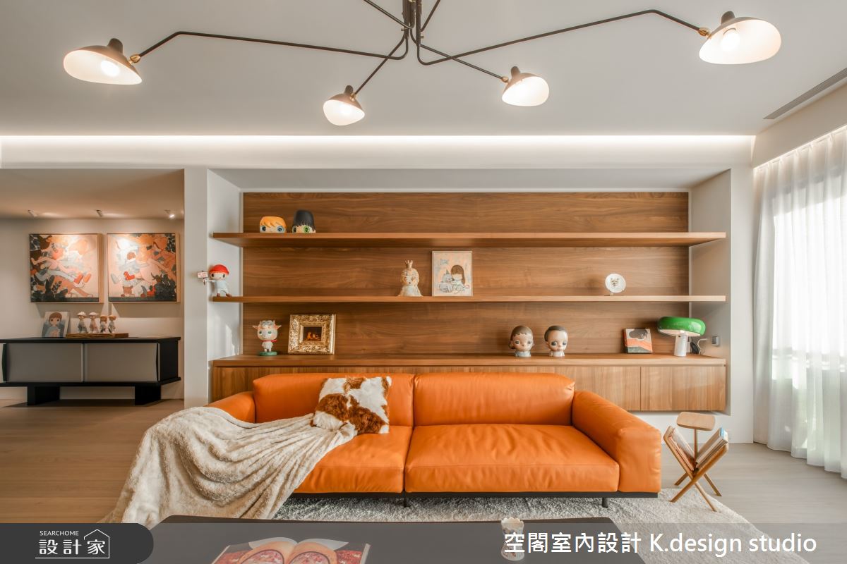 80坪中古屋(5~15年)＿混搭風客廳案例圖片＿空閣室內設計 K.design studio＿空閣_21吾寂之5