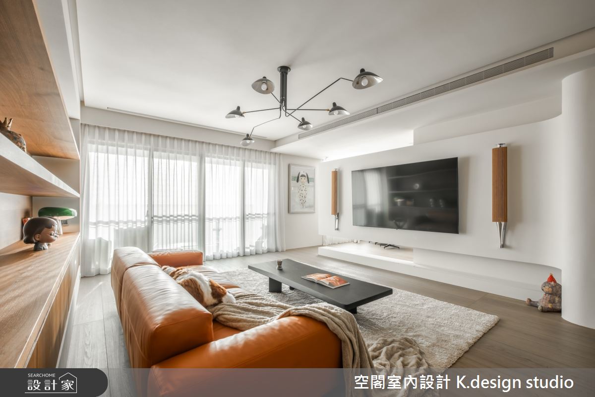 80坪中古屋(5~15年)＿混搭風客廳案例圖片＿空閣室內設計 K.design studio＿空閣_21吾寂之7