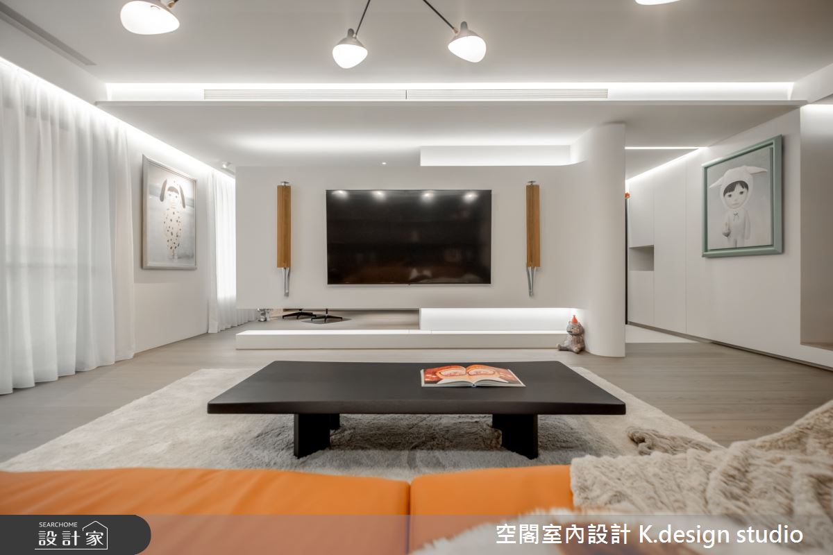 80坪中古屋(5~15年)＿混搭風客廳案例圖片＿空閣室內設計 K.design studio＿空閣_21吾寂之10