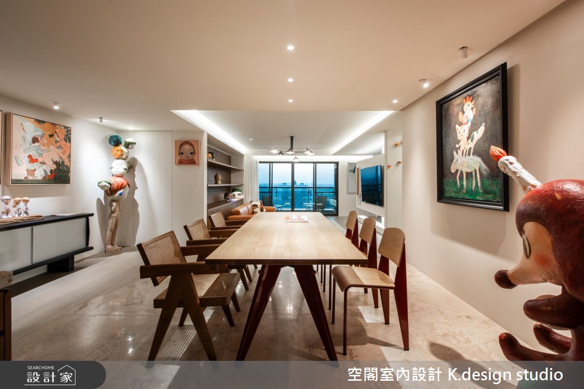 80坪中古屋(5~15年)＿混搭風餐廳案例圖片＿空閣室內設計 K.design studio＿空閣_21吾寂之16