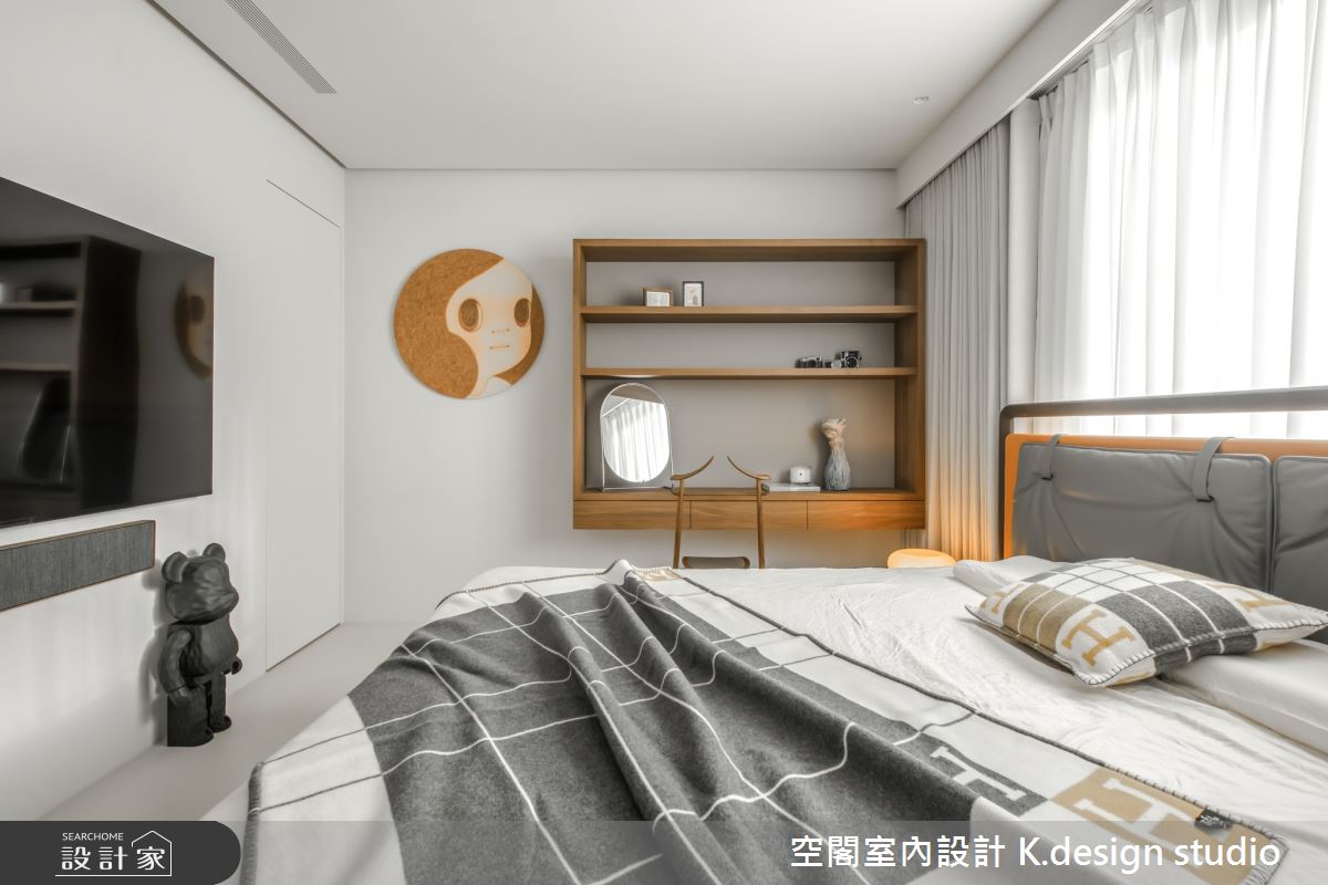 80坪中古屋(5~15年)＿混搭風臥室案例圖片＿空閣室內設計 K.design studio＿空閣_21吾寂之34