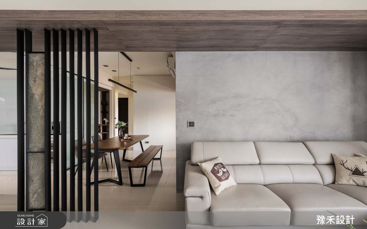 28坪新成屋(5年以下)＿現代風客廳案例圖片＿豫禾設計＿豫禾_沉。人文宅之9