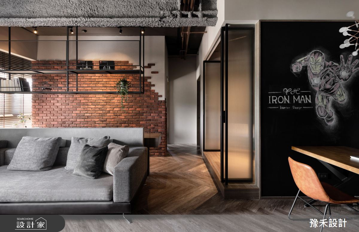 28坪預售屋＿工業風客廳餐廳案例圖片＿豫禾設計＿豫禾_公爵之3