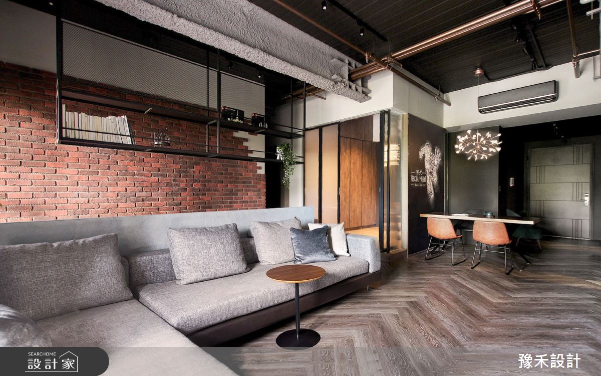 28坪預售屋＿工業風客廳餐廳案例圖片＿豫禾設計＿豫禾_公爵之4
