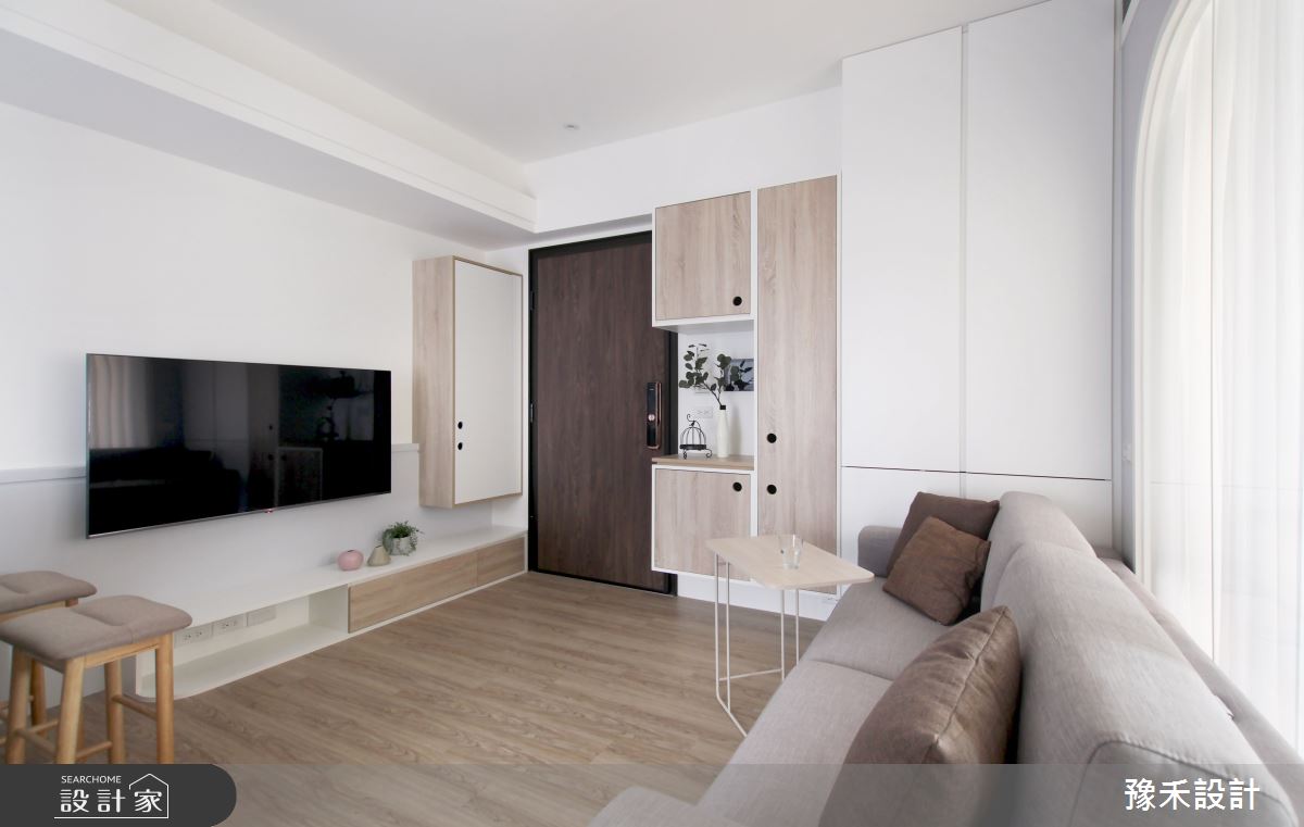 11坪新成屋(5年以下)＿北歐風客廳案例圖片＿豫禾設計＿豫禾_框線之10