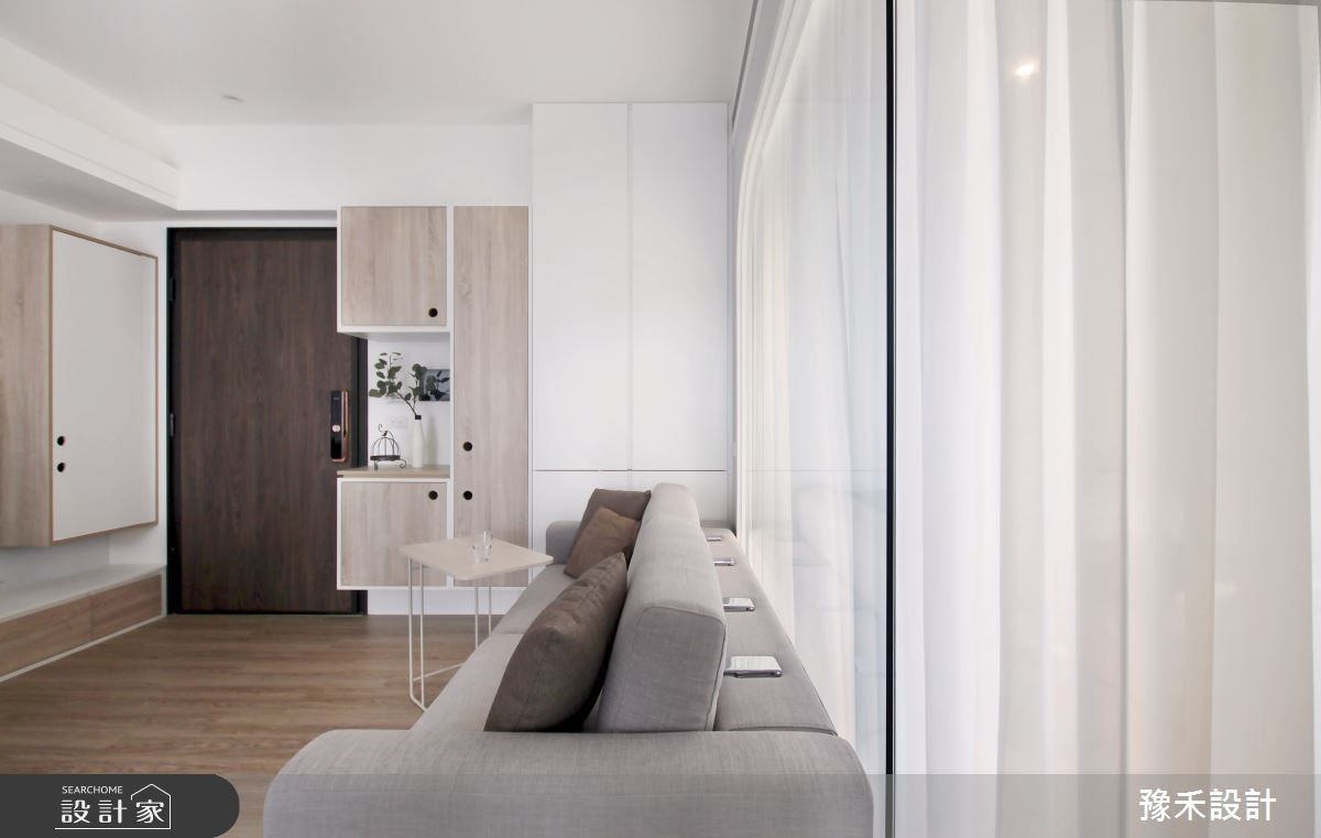 11坪新成屋(5年以下)＿北歐風客廳案例圖片＿豫禾設計＿豫禾_框線之11