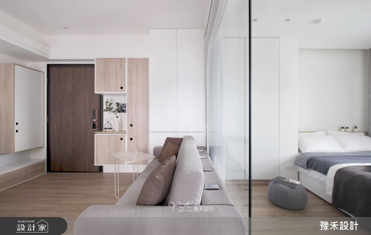 11坪新成屋(5年以下)＿北歐風客廳臥室案例圖片＿豫禾設計＿豫禾_框線之12