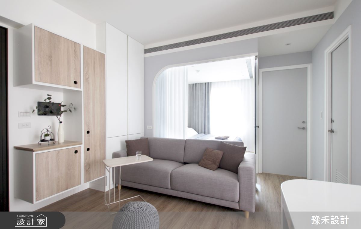 11坪新成屋(5年以下)＿北歐風客廳案例圖片＿豫禾設計＿豫禾_框線之9
