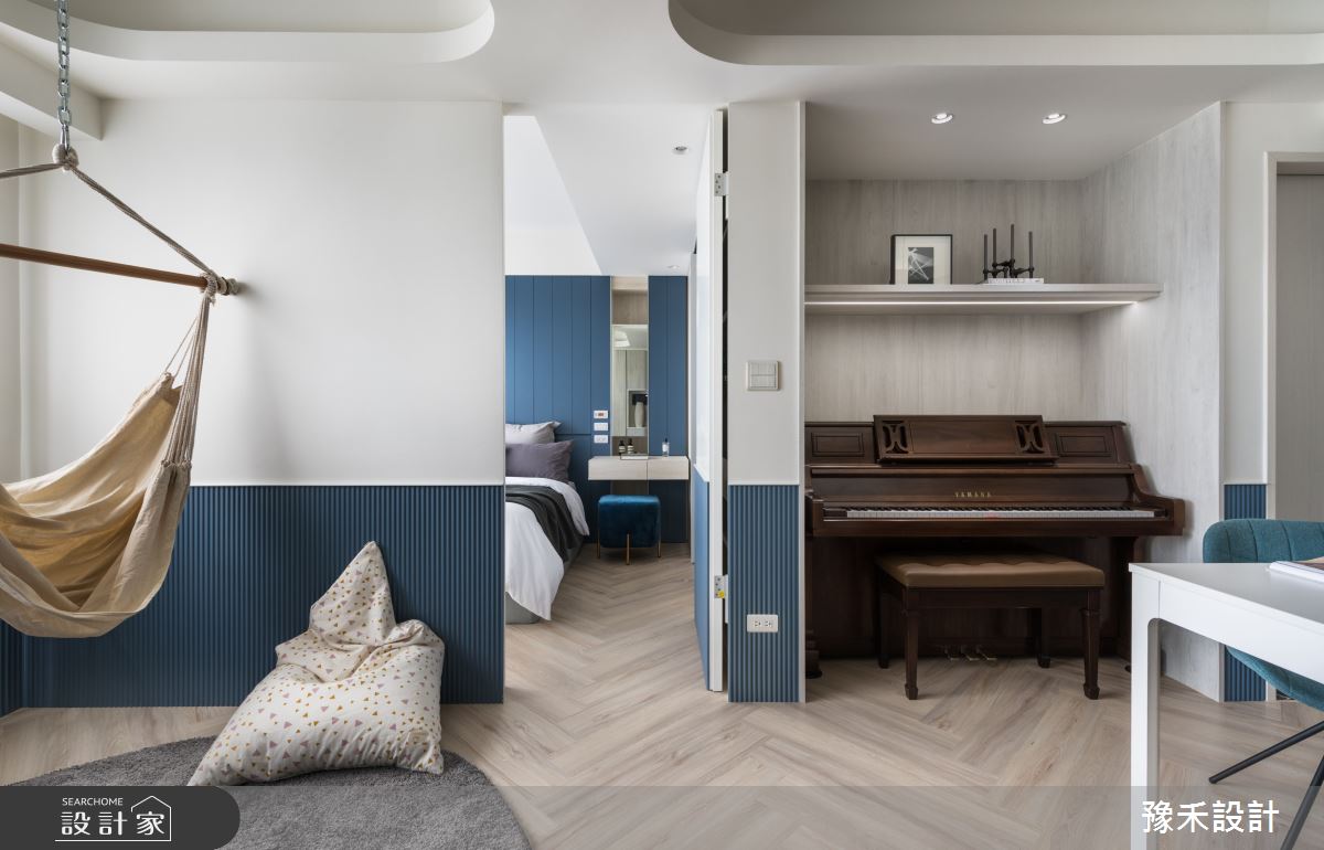 16坪新成屋(5年以下)＿現代風客廳案例圖片＿豫禾設計＿豫禾_悠悠藍冉之3