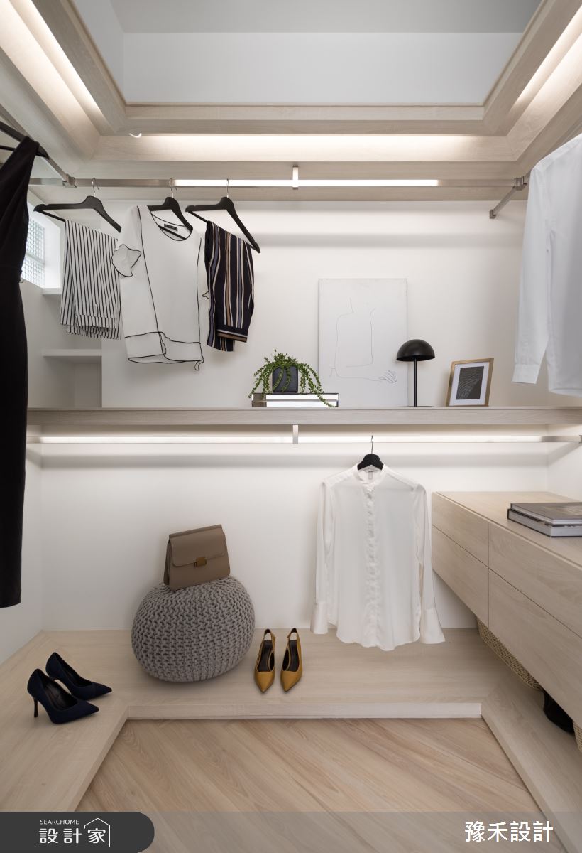 16坪新成屋(5年以下)＿現代風更衣間案例圖片＿豫禾設計＿豫禾_悠悠藍冉之14