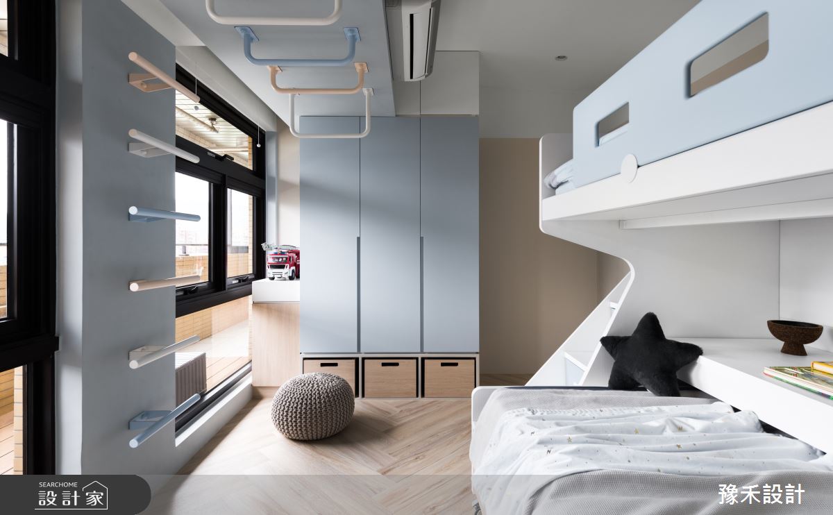 16坪新成屋(5年以下)＿現代風兒童房兒童房案例圖片＿豫禾設計＿豫禾_悠悠藍冉之16