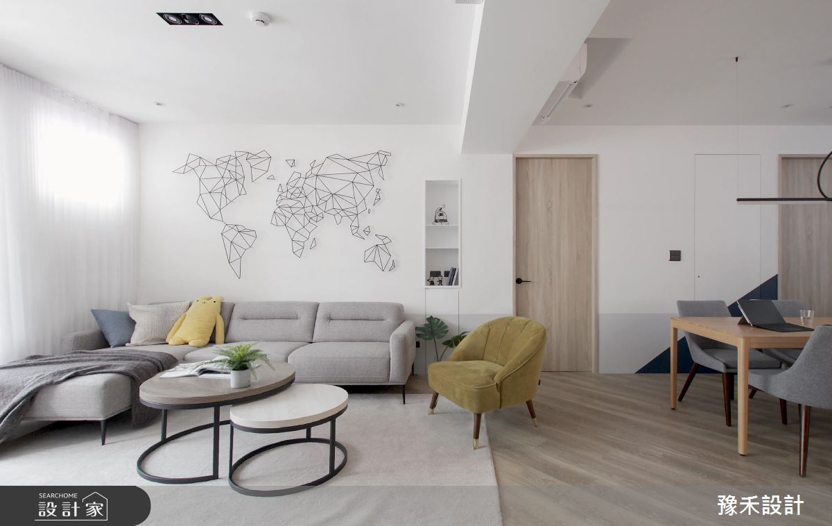 29坪老屋(41~50年)＿現代風客廳案例圖片＿豫禾設計＿豫禾_蔚然之4