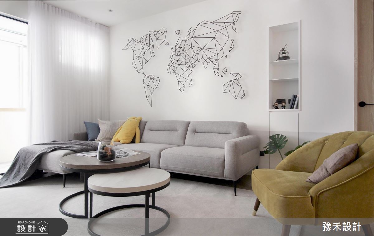 29坪老屋(41~50年)＿現代風客廳案例圖片＿豫禾設計＿豫禾_蔚然之5