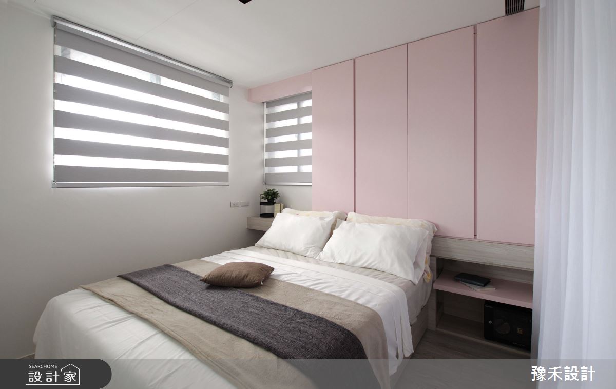 預售屋＿北歐風臥室案例圖片＿豫禾設計＿豫禾_PINK!CAKE!之15