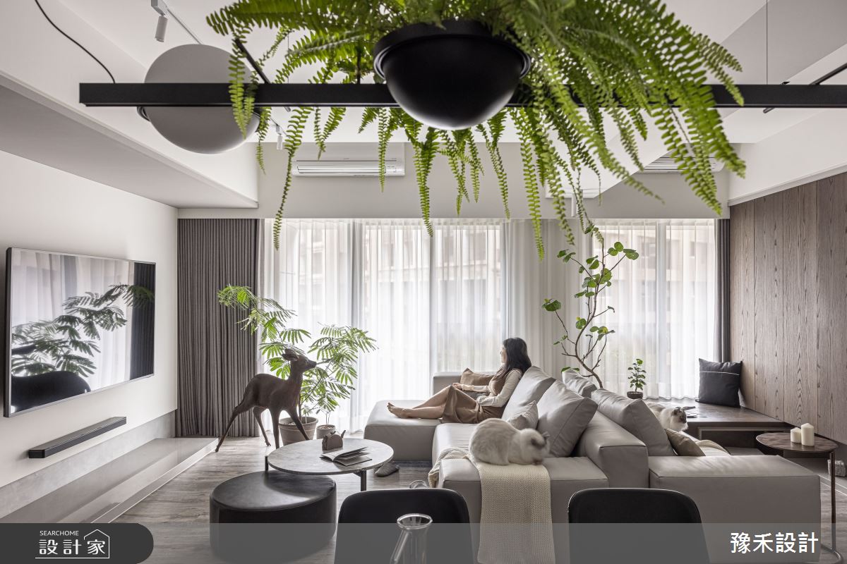 36坪新成屋(5年以下)＿現代風客廳案例圖片＿豫禾設計＿豫禾_蒔光之2