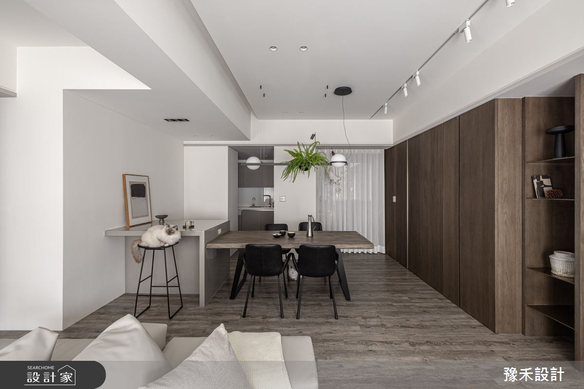 36坪新成屋(5年以下)＿現代風餐廳吧檯案例圖片＿豫禾設計＿豫禾_蒔光之12