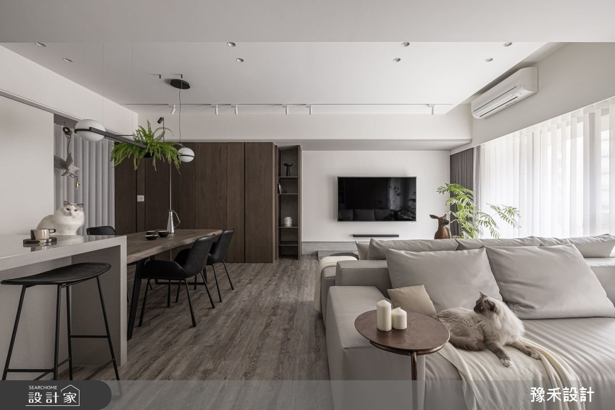 36坪新成屋(5年以下)＿現代風客廳餐廳案例圖片＿豫禾設計＿豫禾_蒔光之15