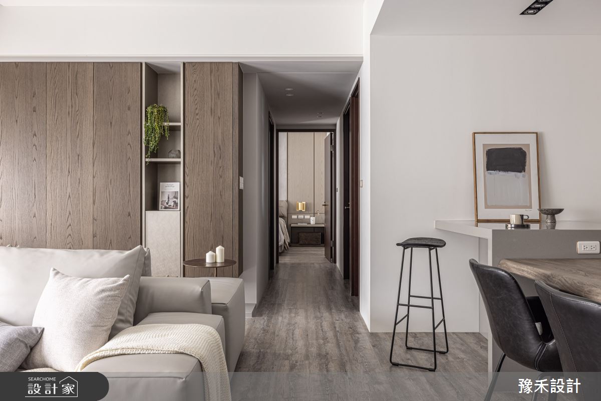36坪新成屋(5年以下)＿現代風客廳餐廳走廊案例圖片＿豫禾設計＿豫禾_蒔光之16