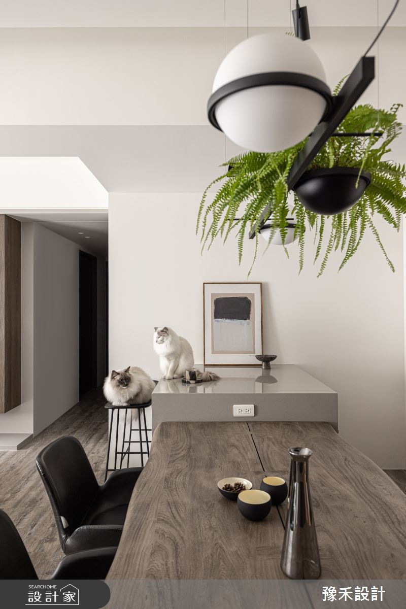 36坪新成屋(5年以下)＿現代風餐廳吧檯案例圖片＿豫禾設計＿豫禾_蒔光之14