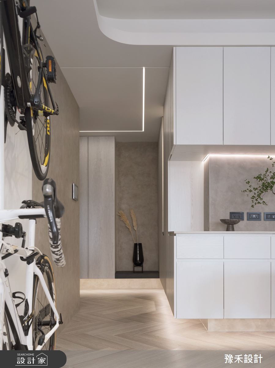 23坪新成屋(5年以下)＿侘寂風玄關案例圖片＿豫禾設計＿豫禾_婉婉之2