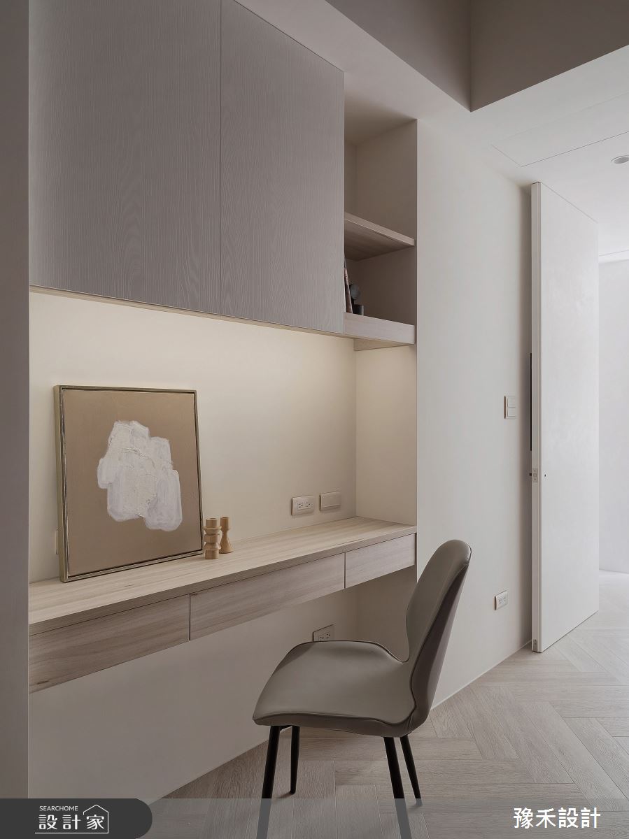 23坪新成屋(5年以下)＿侘寂風臥室案例圖片＿豫禾設計＿豫禾_婉婉之23