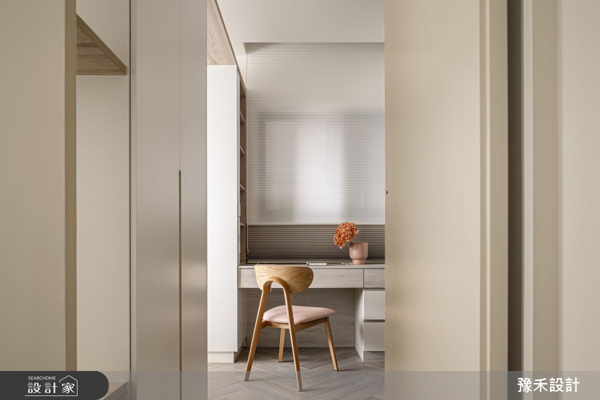 18坪新成屋(5年以下)＿侘寂風臥室案例圖片＿豫禾設計＿豫禾_微暮。揉稔侘寂之17