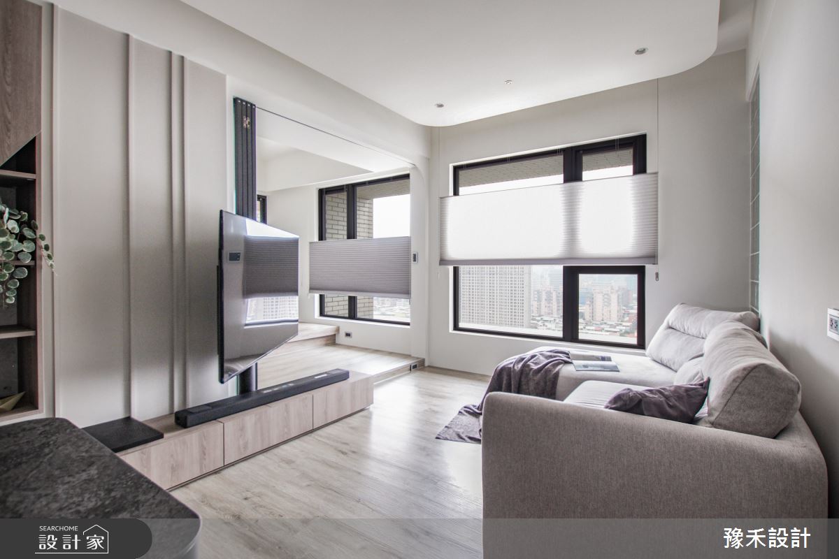 18坪中古屋(5~15年)＿現代風客廳餐廳案例圖片＿豫禾設計＿豫禾_月閱之6