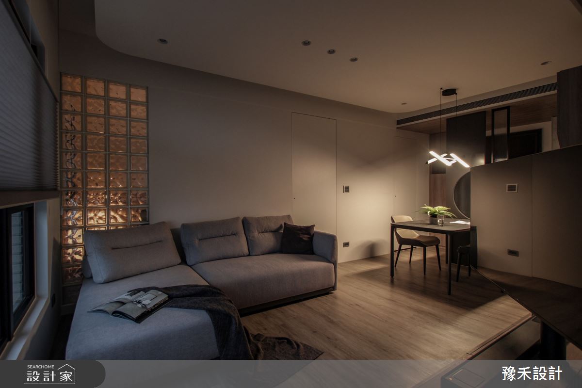 18坪中古屋(5~15年)＿現代風客廳餐廳案例圖片＿豫禾設計＿豫禾_月閱之9