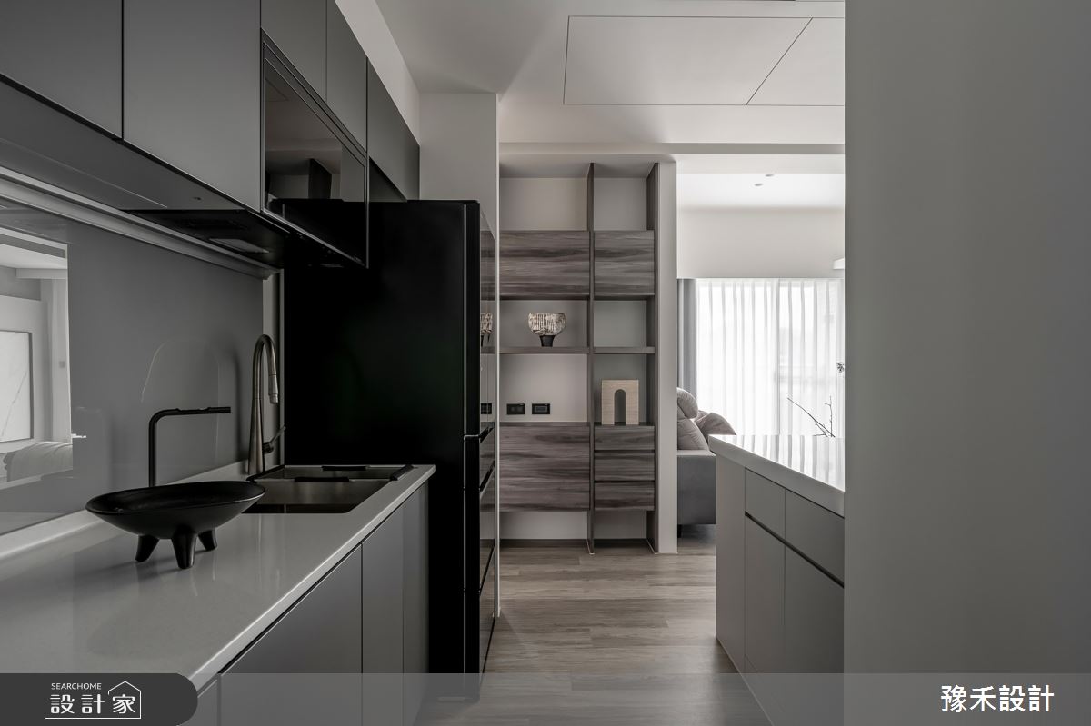 22坪預售屋＿現代風廚房案例圖片＿豫禾設計＿豫禾_墨云之14