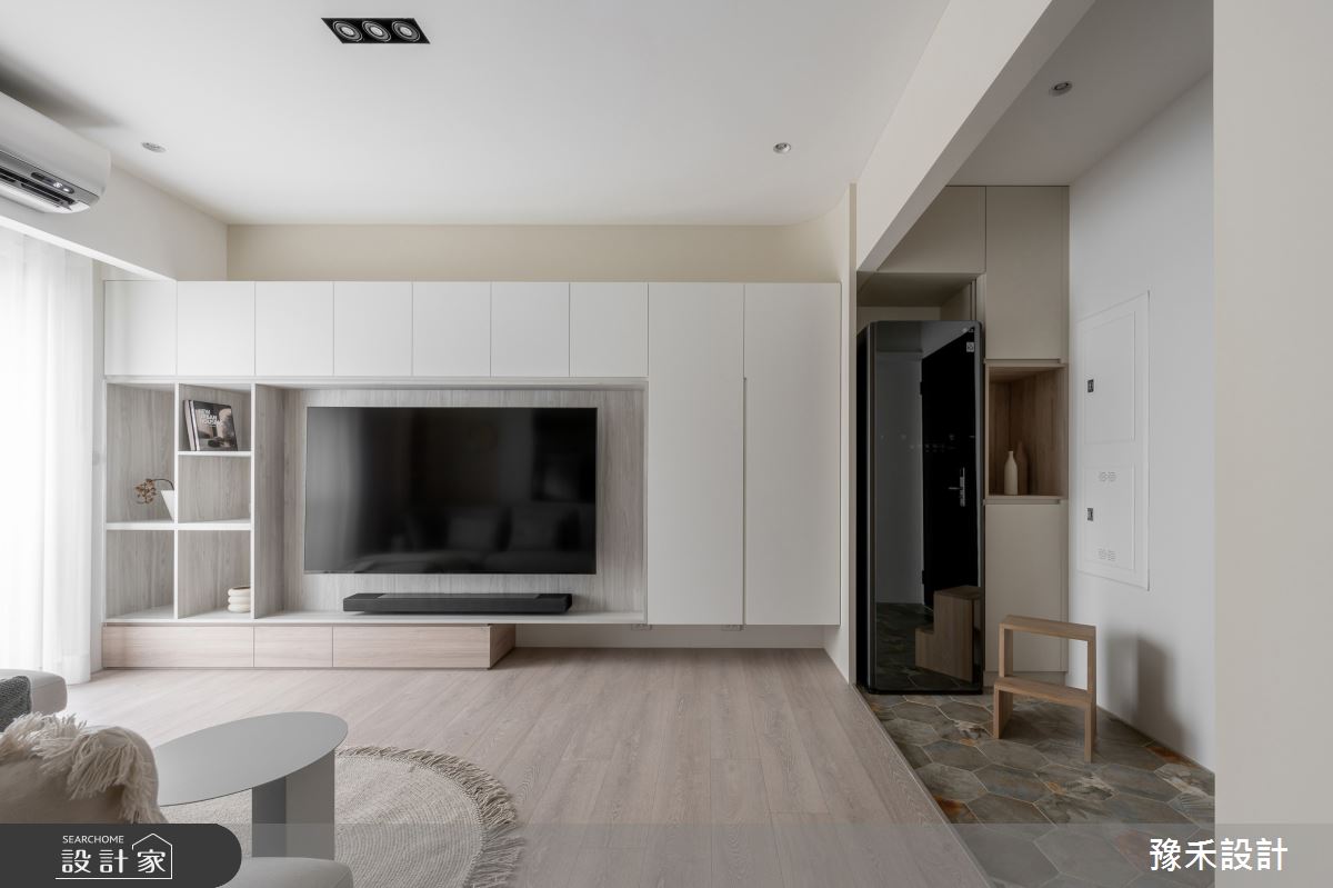 21坪預售屋＿南歐鄉村風玄關客廳案例圖片＿豫禾設計＿豫禾_童話之1