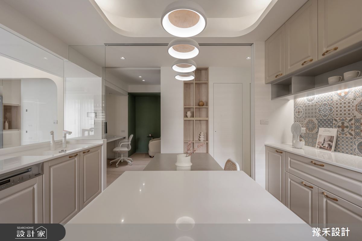 21坪預售屋＿南歐鄉村風餐廳廚房中島案例圖片＿豫禾設計＿豫禾_童話之16