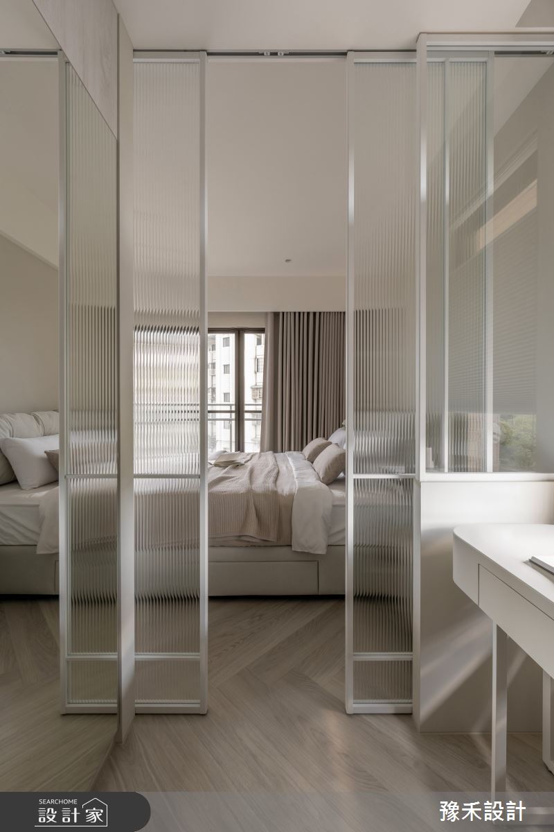 28坪新成屋(5年以下)＿侘寂風臥室更衣間案例圖片＿豫禾設計＿豫禾_旭曲之19