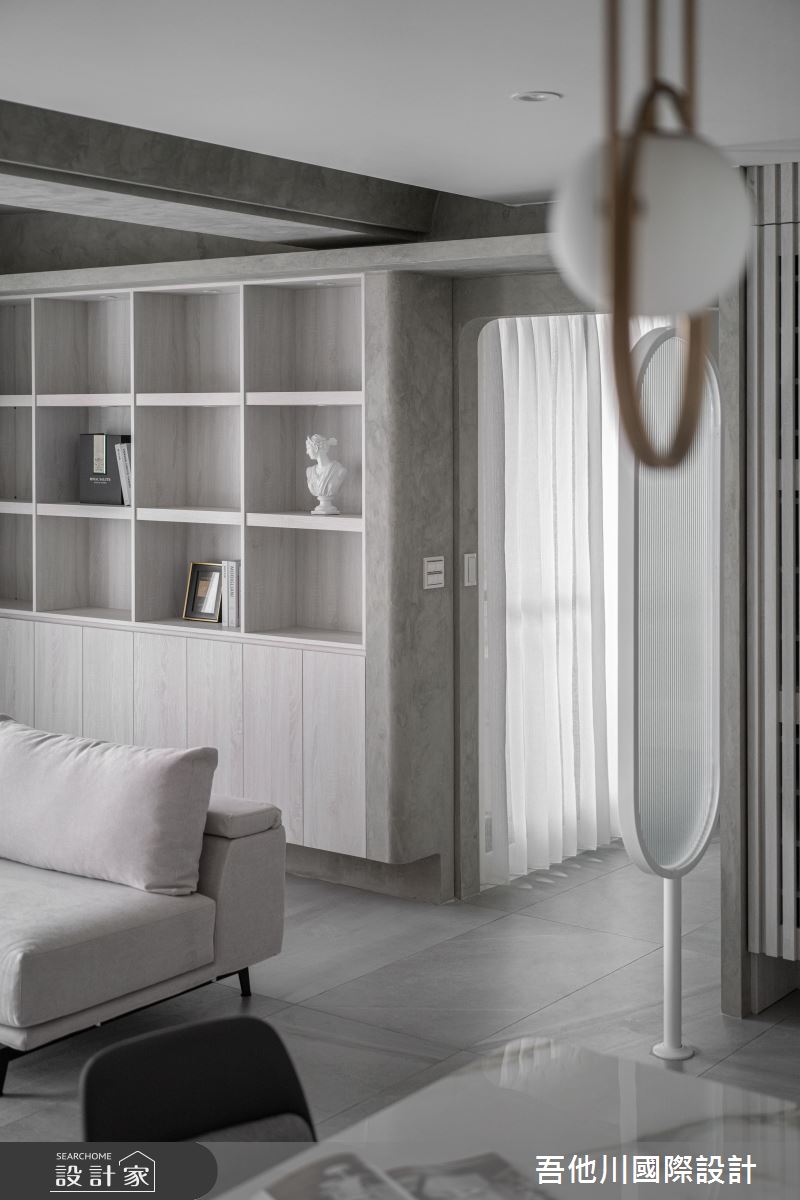 28坪新成屋(5年以下)＿混搭風客廳案例圖片＿吾他川室內設計＿吾他川_新生_新竹東區之17
