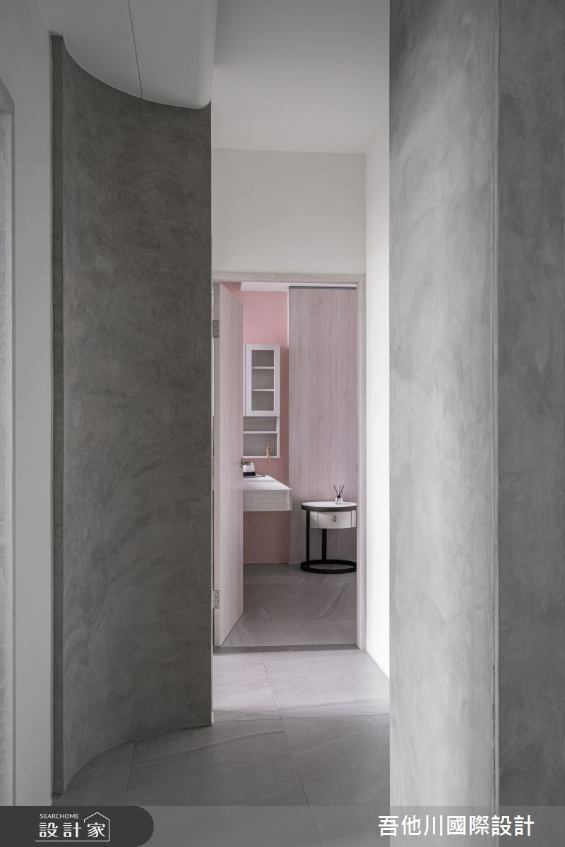 28坪新成屋(5年以下)＿混搭風走廊案例圖片＿吾他川室內設計＿吾他川_新生_新竹東區之20