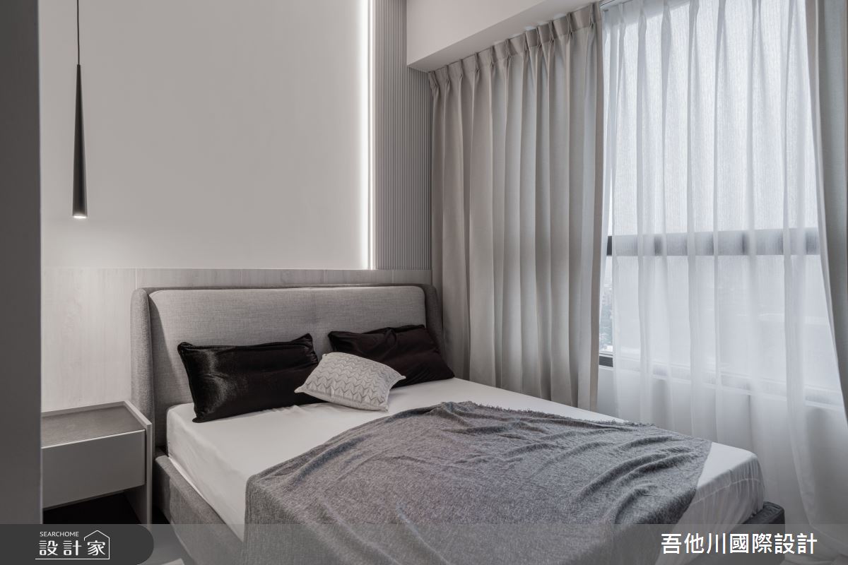 28坪新成屋(5年以下)＿混搭風臥室案例圖片＿吾他川室內設計＿吾他川_新生_新竹東區之28