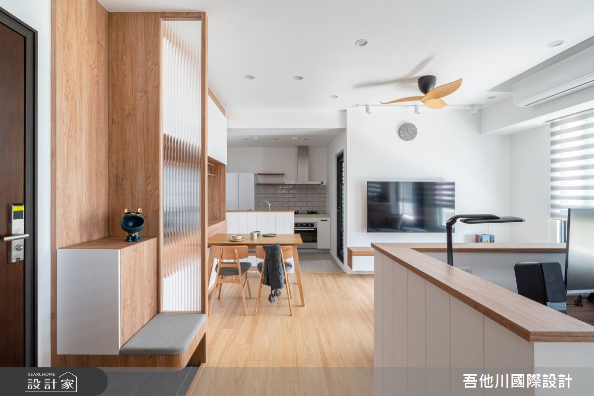 28坪新成屋(5年以下)＿混搭風餐廳廚房案例圖片＿吾他川室內設計＿吾他川_品木野宅_新竹東區之5