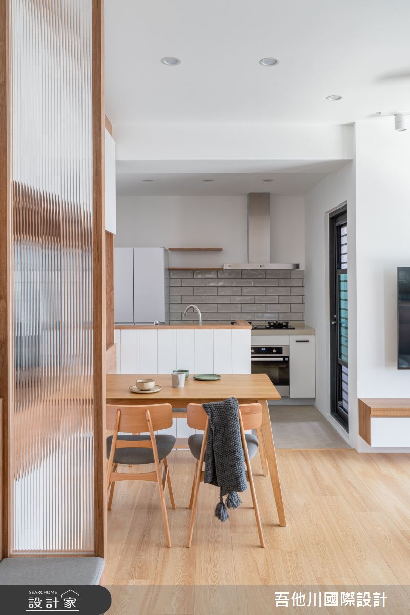 28坪新成屋(5年以下)＿混搭風餐廳廚房案例圖片＿吾他川室內設計＿吾他川_品木野宅_新竹東區之8