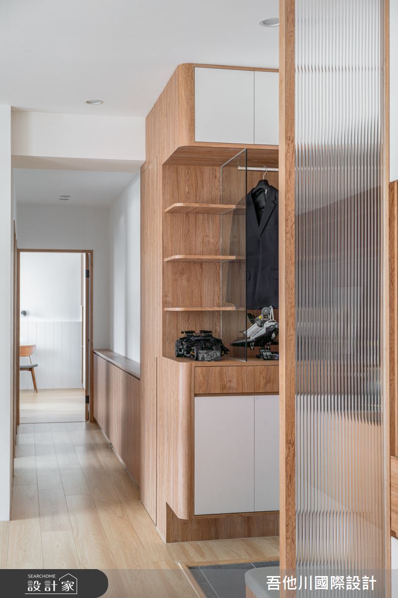28坪新成屋(5年以下)＿混搭風走廊案例圖片＿吾他川室內設計＿吾他川_品木野宅_新竹東區之10