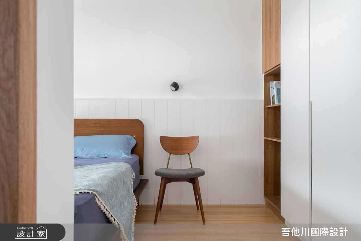 28坪新成屋(5年以下)＿混搭風臥室案例圖片＿吾他川室內設計＿吾他川_品木野宅_新竹東區之18