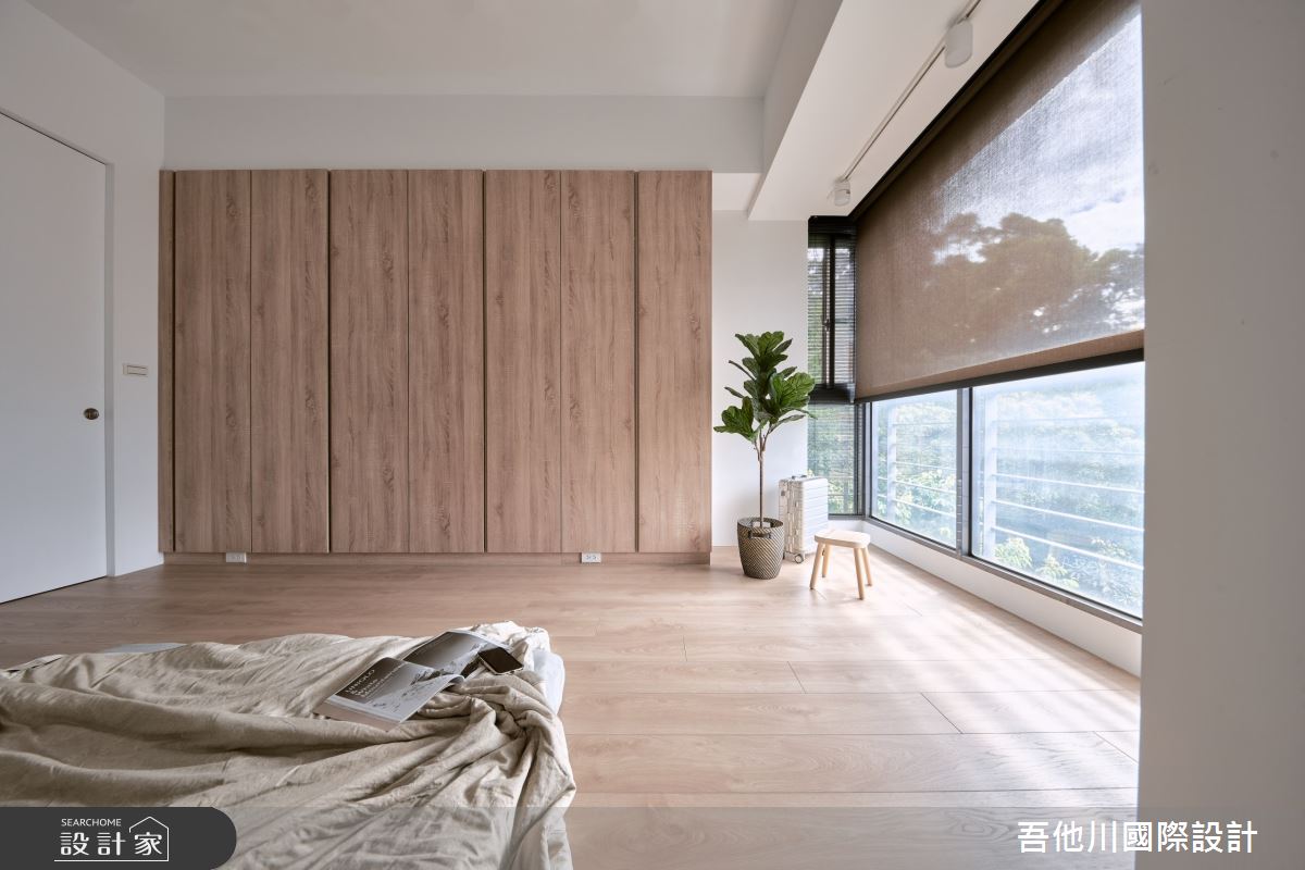28坪中古屋(5~15年)＿日式風臥室案例圖片＿吾他川室內設計＿吾他川_萌芽_新竹東區之11