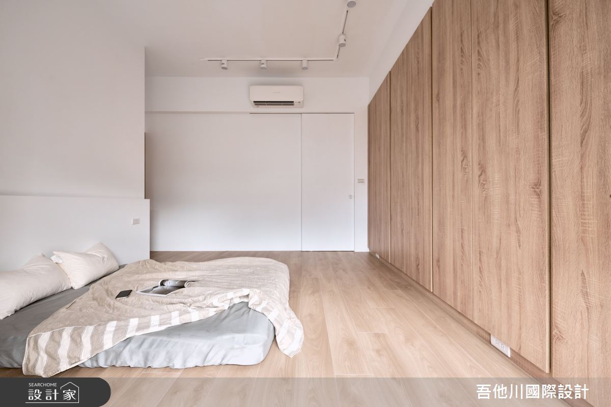 28坪中古屋(5~15年)＿日式風臥室案例圖片＿吾他川室內設計＿吾他川_萌芽_新竹東區之12