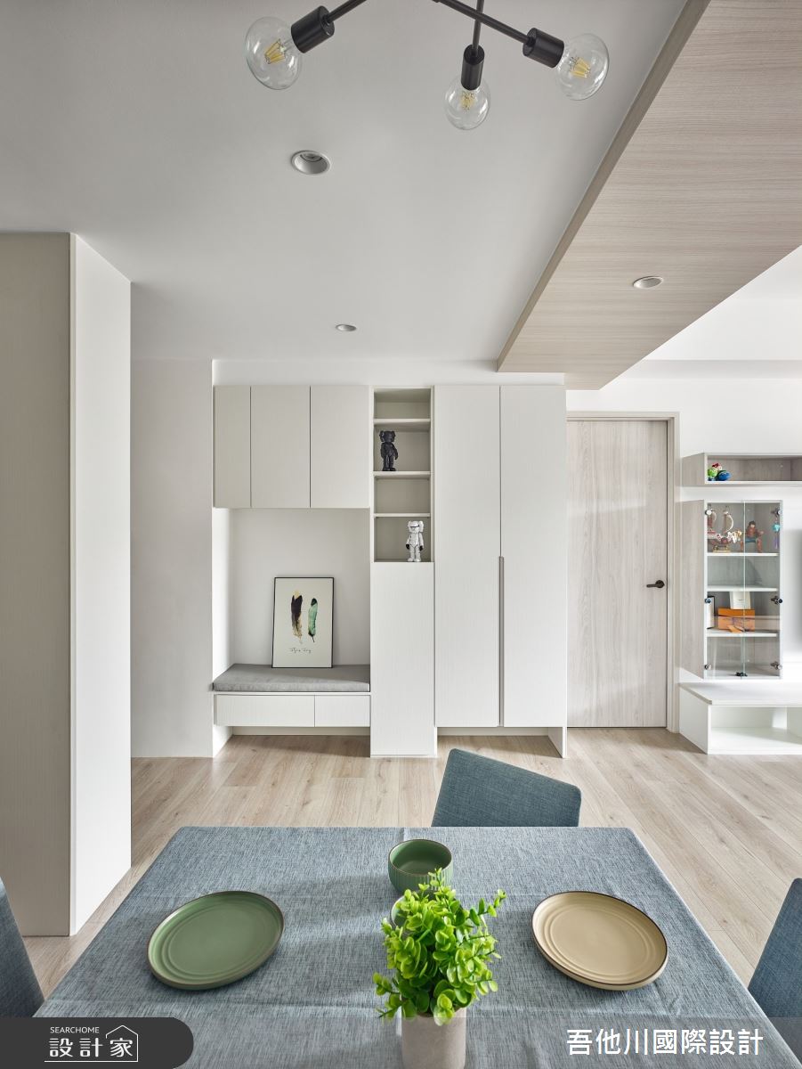 28坪新成屋(5年以下)＿混搭風餐廳案例圖片＿吾他川室內設計＿吾他川_微妙關係_新竹東區之11