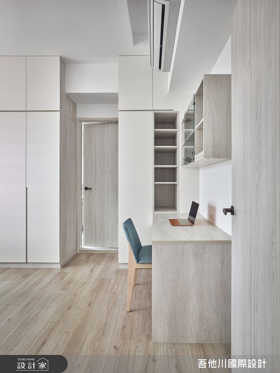 28坪新成屋(5年以下)＿混搭風臥室案例圖片＿吾他川室內設計＿吾他川_微妙關係_新竹東區之13