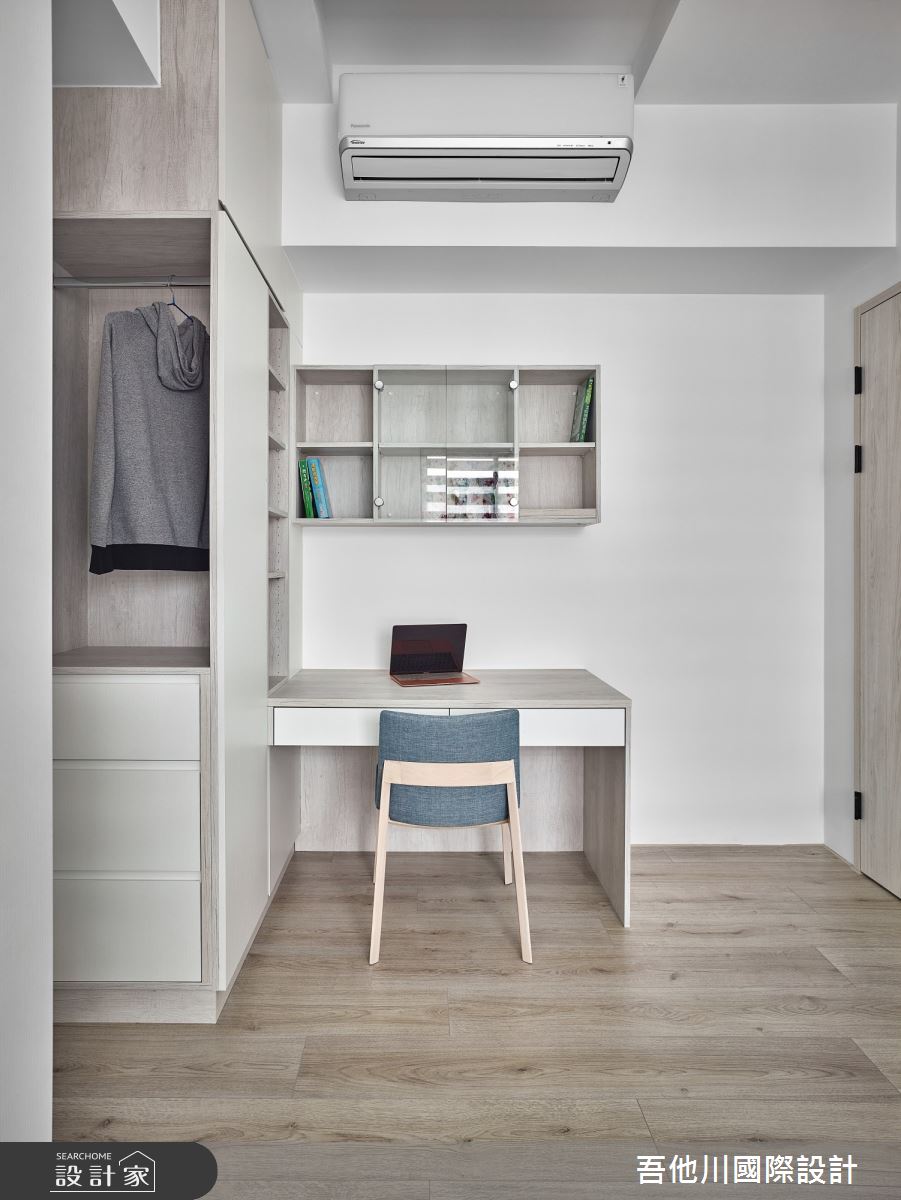 28坪新成屋(5年以下)＿混搭風臥室案例圖片＿吾他川室內設計＿吾他川_微妙關係_新竹東區之14