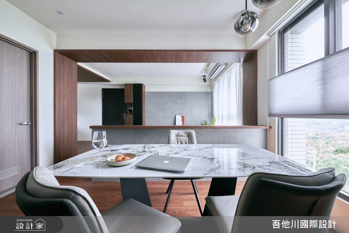 28坪新成屋(5年以下)＿現代風客廳案例圖片＿吾他川室內設計＿吾他川_克里羅奧_新竹香山之8